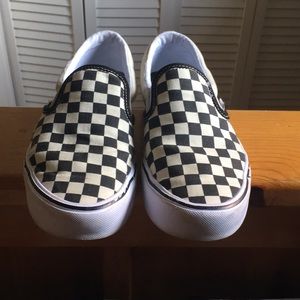 Slip on Checkered vans